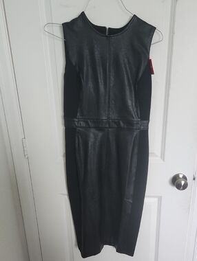 knee length dresses for ladies Spanx Ponte Sleeveless Midi Dress | Spanx Red main image 0